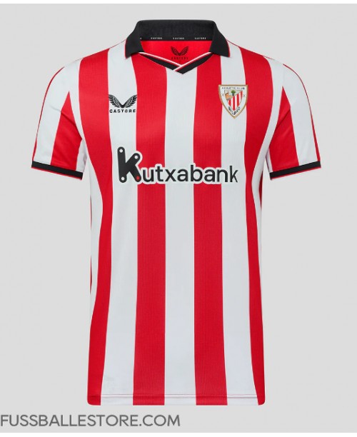 Günstige Athletic Bilbao Nico Williams #10 Heimtrikot 2025-26 Kurzarm Günstige Athletic Bilbao Nico Williams #10 Heimtrikot 2025-26 Kurzarm